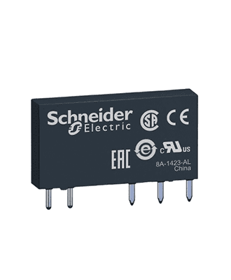 schneider zelio slim interface plug in relay 6a 1co 60vdc #rsl1ab4nd
