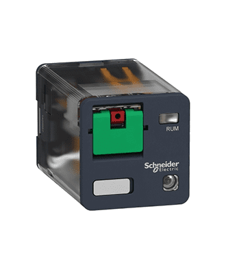 schneider zelio plug in relay socket 11pins 24vac c/w led indicator #se-rumc3ab2b7