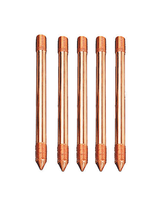 earth rod copper 8' bonded
