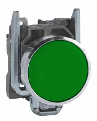 schneider harmony push button 22mm green #xb4ba31