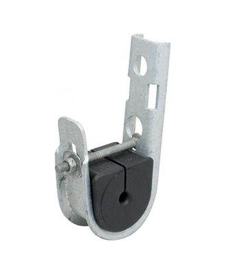 j-hook suspension clamp for cable 10-15mm breaking force 6kn