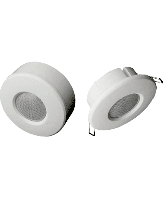 sambrook 2 in 1 pir motion sensor flush/surface 360deg 240v white ip20