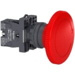 SCHNEIDER HARMONY EMERGENCY SWITCHING OFF PUSH BUTTON 60MM 1NC NON TRIGGER TURN RELEASE RED #XA2ES642