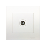 SCHNEIDER VIVACE TV OUTLET 1G TV COAXIAL WHITE #KB31TV_WE