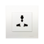 SCHNEIDER VIVACE UNIVERSAL UNSWITCHED SOCKET 13A 1G 3PIN WHITE #KB413S_WE