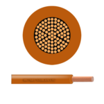 METSEC AUTO CABLE 0.50MM BROWN (Roll=100m)