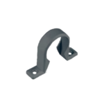 DEL PVC PIPE CLIP 4" GREY